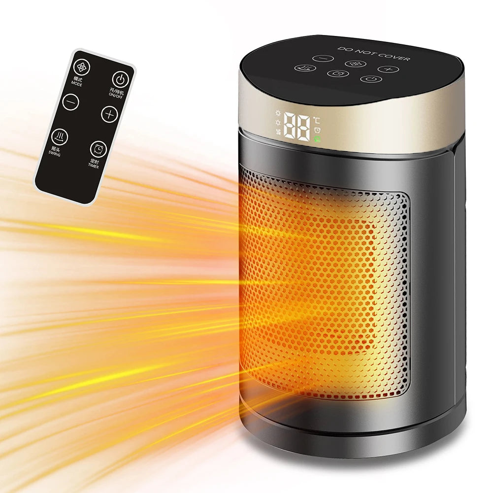 Space-Saving Heater 18X18X27.5Cm Energy Saving Heater 7-Layer Safety System Compact Structure Fast Heating Technology